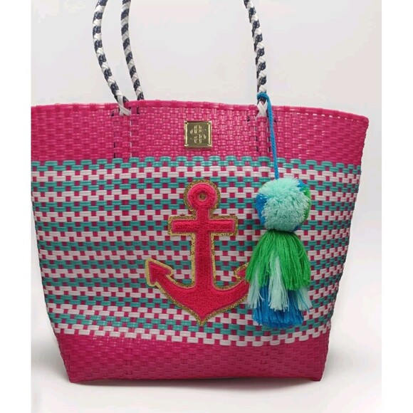 Simply Southern Calabash Tote Bag Anchor With Gold Emblem New - Picture 2 of 11